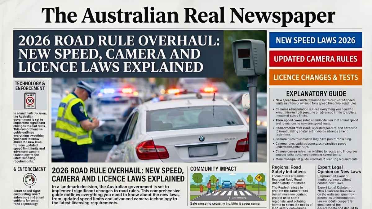 Australia New Traffic Laws 2026 Speed Cameras and Licence Changes Guide