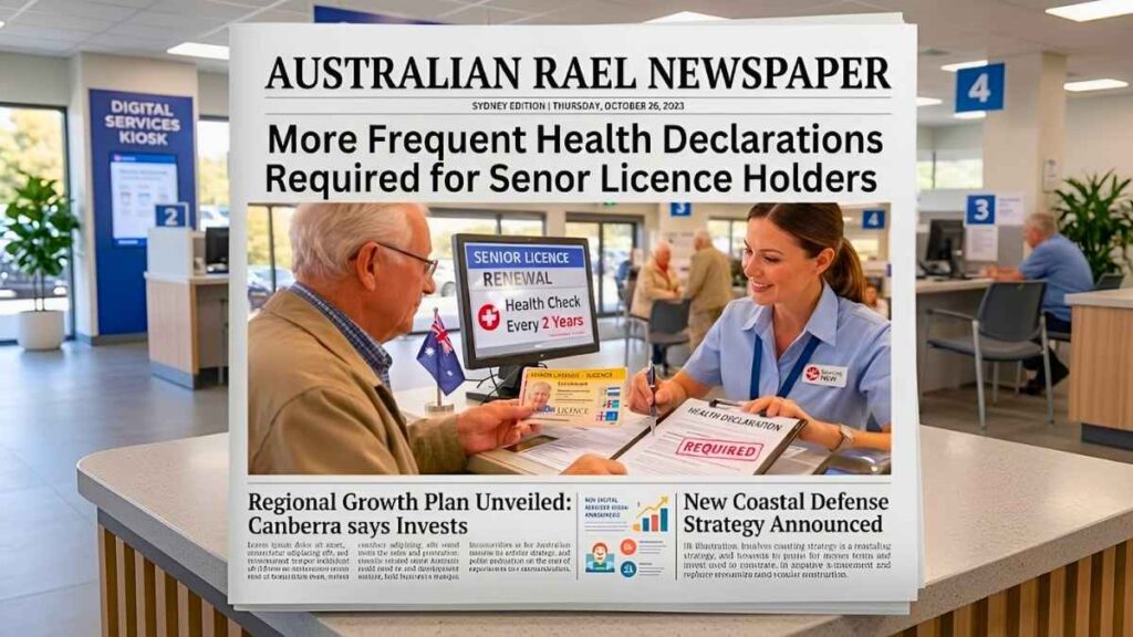Senior Licence Holders Alert Increased Health Checks and Declarations in 2026