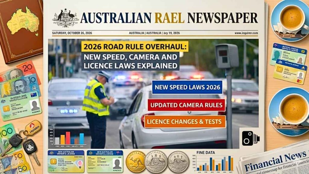 Road Rule Overhaul 2026 New Speed Camera and Licence Laws Across Australia