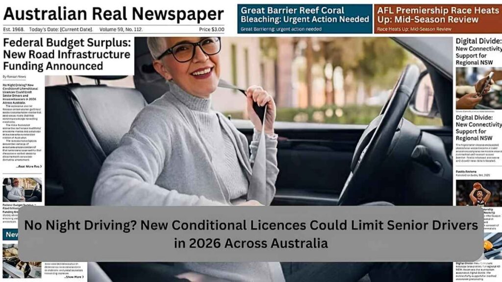 Senior Driver Updates 2026 Conditional Licences and Restricted Hours in Australia